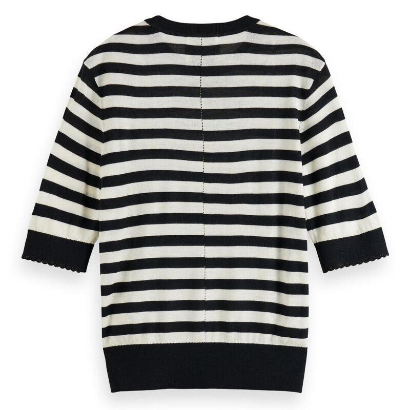 Scotch & Soda Crew Neck Short Sleeved Pullover image number 1